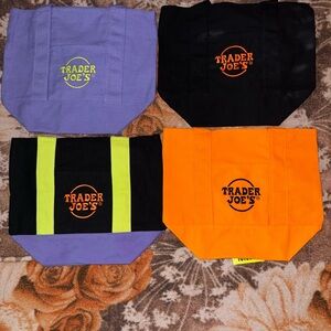 Trader Joe's Colorful Tote Bag Set